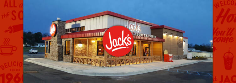 Eat at Jack's website design